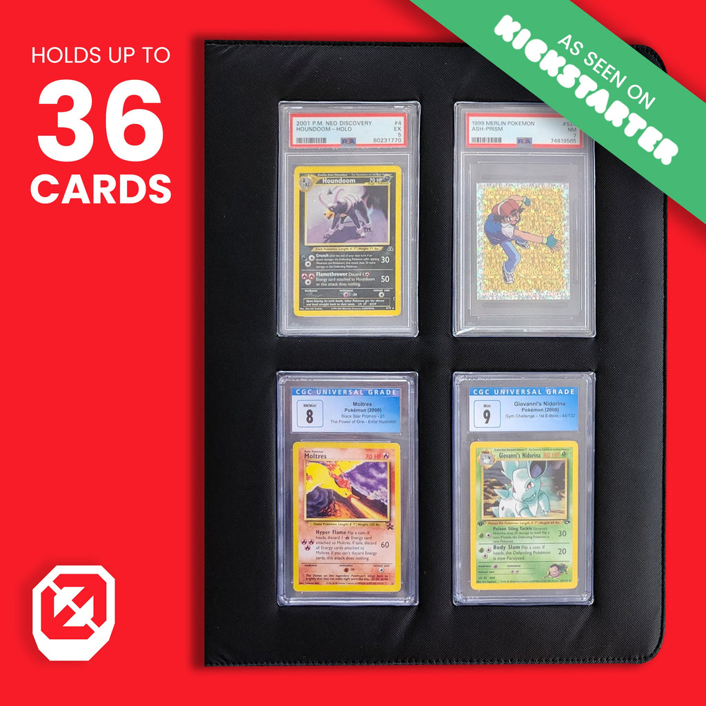 Slab Binder for Graded Cards – Holds 36 Slabs
