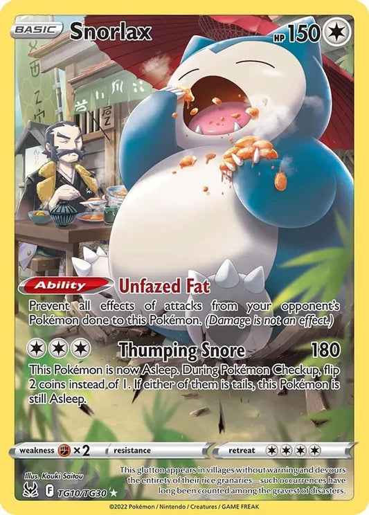 Snorlax - SWSH11: Lost Origin Trainer Gallery (SWSH11: TG)