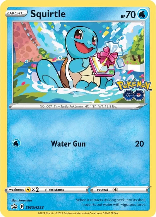 Squirtle - SWSH233 - SWSH: Sword & Shield Promo Cards (SWSD)