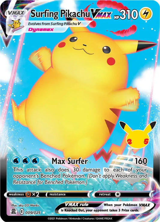 Surfing Pikachu VMAX - Celebrations (CLB)