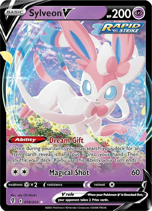 Sylveon V - SWSH07: Evolving Skies (SWSH07)