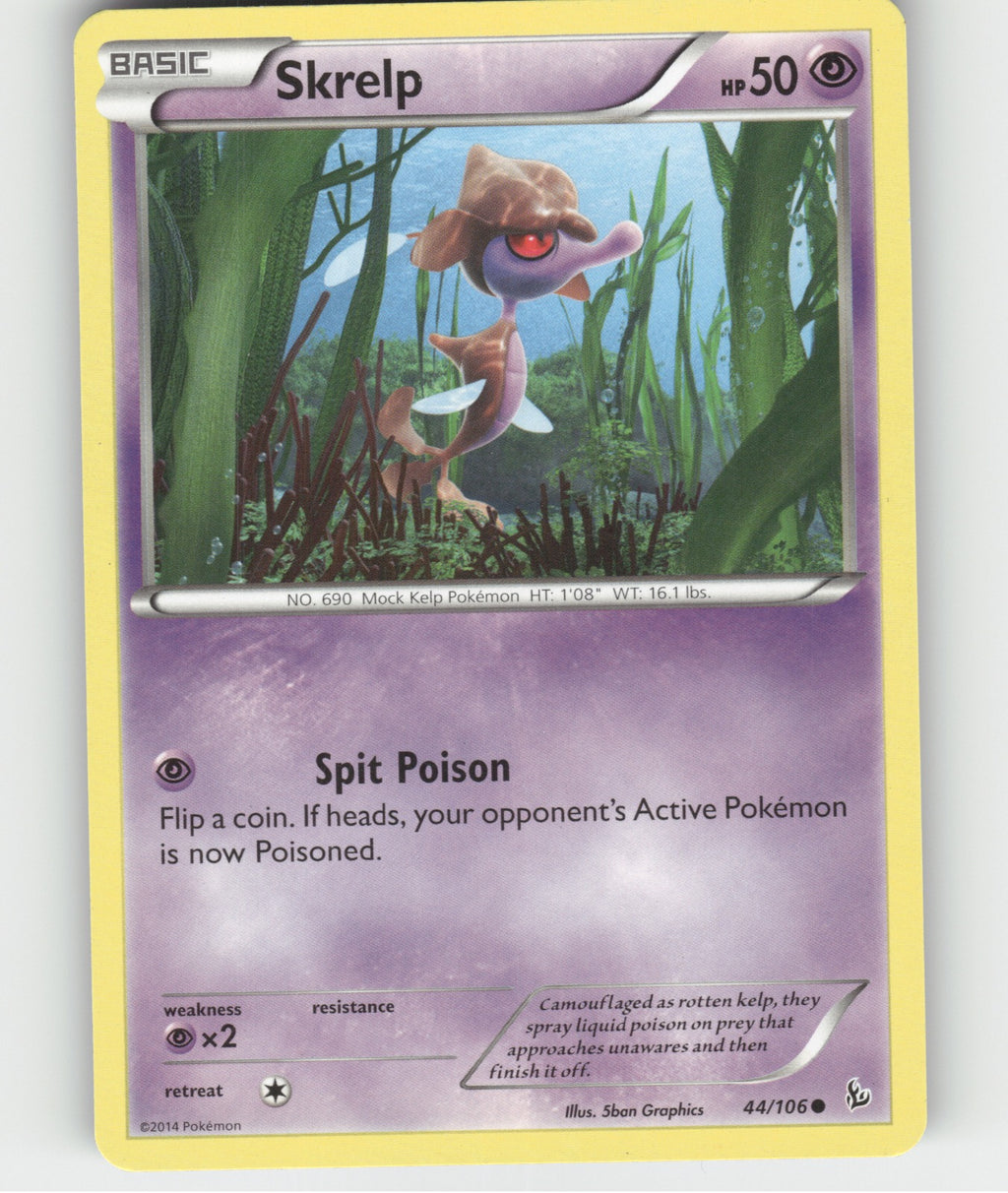 Skrelp Common XY - Flashfire 44/106 NM