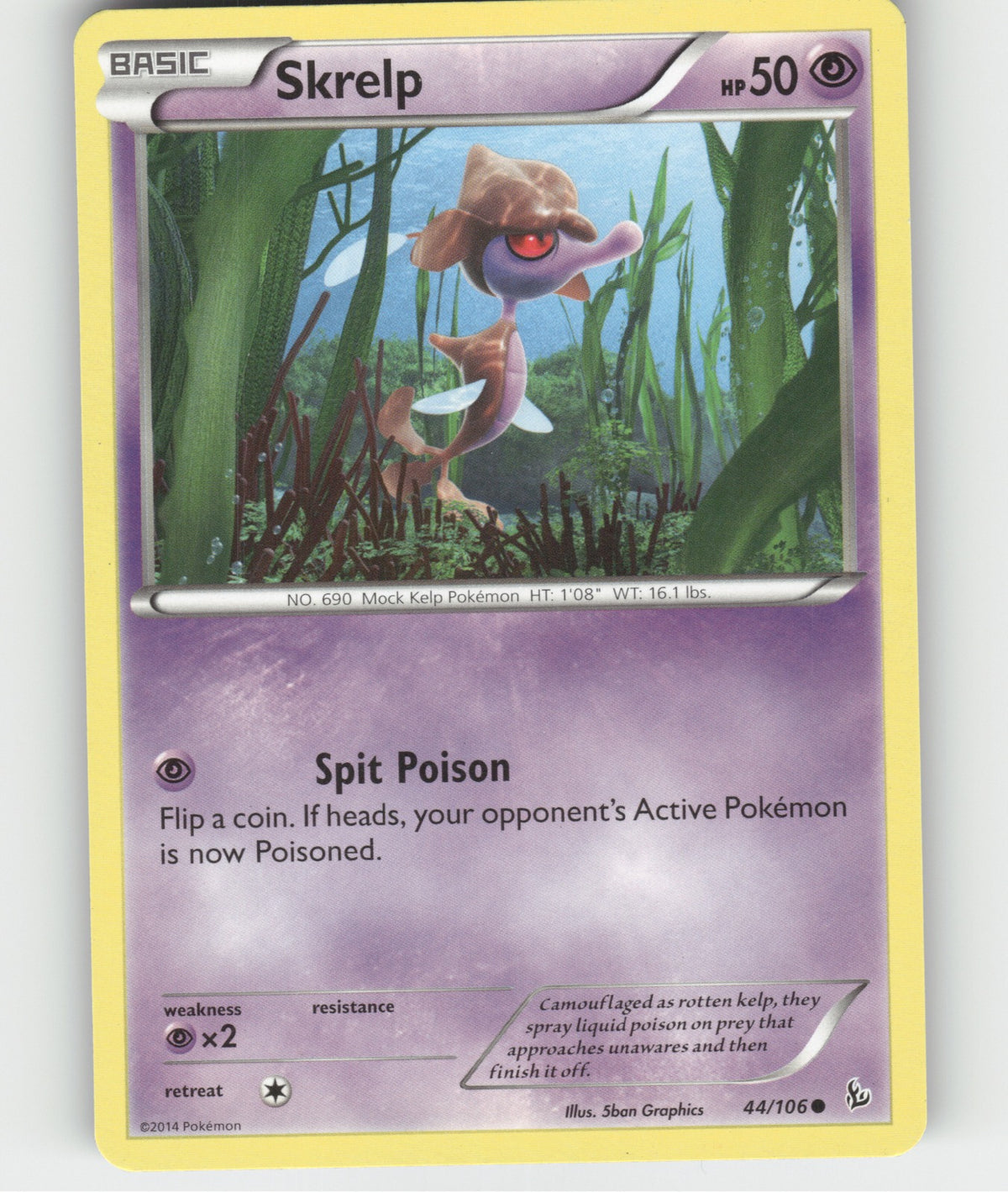 Skrelp Common XY - Flashfire 44/106 NM