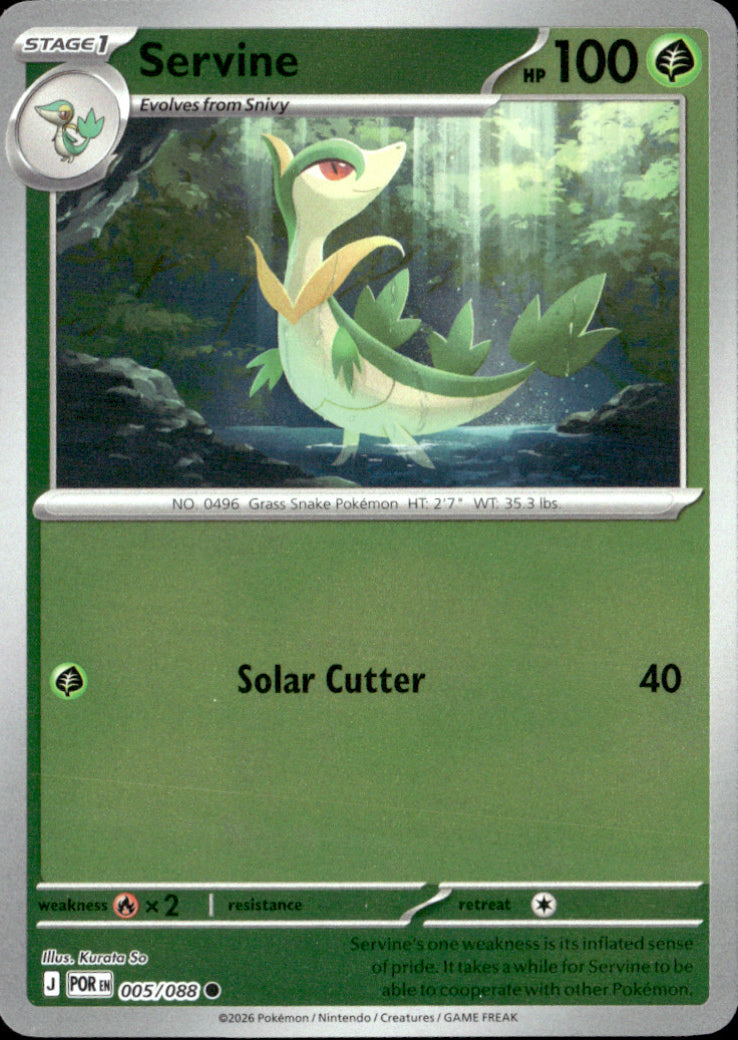 Servine Reverse Holo Common ME03: Perfect Order 005/088 NM