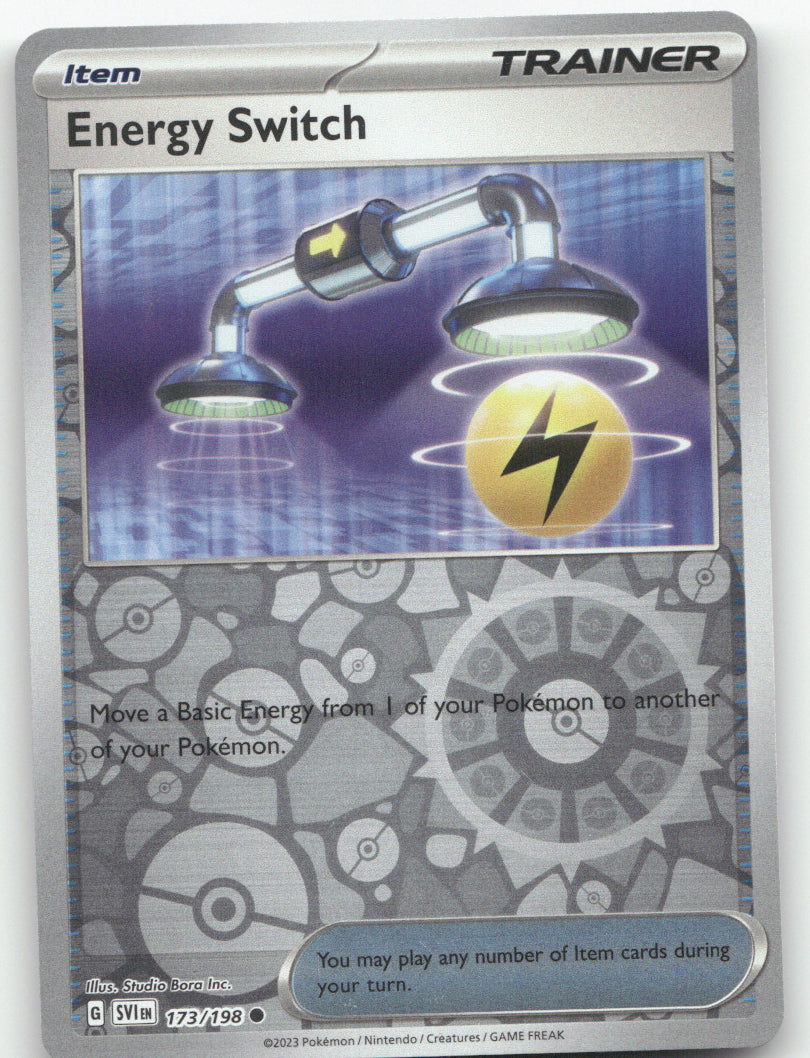 Energy Switch Reverse Holo Common SV01: Scarlet & Violet Base Set 173/198 NM