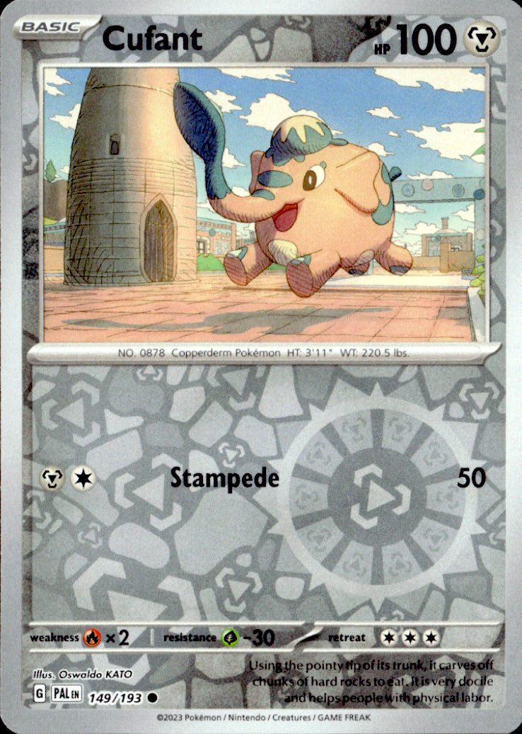 Cufant Reverse Holo Common SV02: Paldea Evolved 149/193 NM