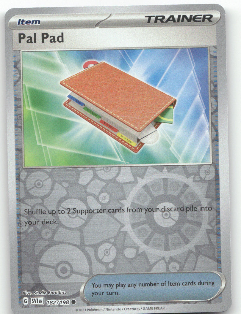 Pal Pad Reverse Holo Common SV01: Scarlet & Violet Base Set 182/198 NM