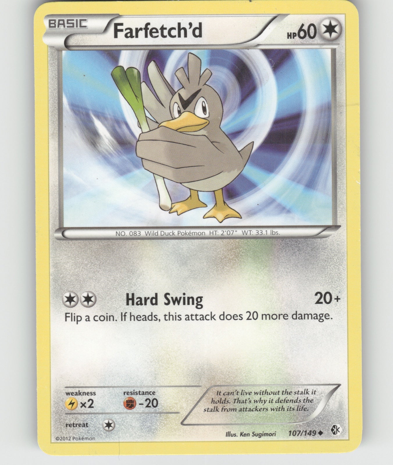 Farfetch'd Uncommon Boundaries Crossed 107/149 NM