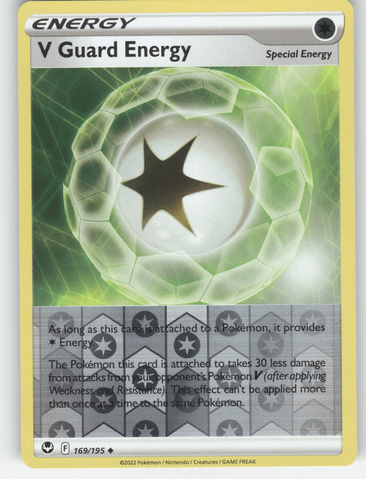 V Guard Energy Reverse Holo Uncommon SWSH12: Silver Tempest 169/195 NM