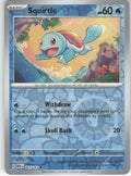 Squirtle Reverse Holo Common SV: Scarlet & Violet 151 007/165 NM