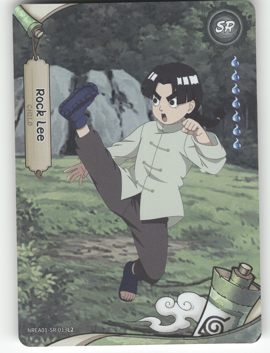 Rock Lee Base SR Earth Scroll Series 1 013L2 NM front