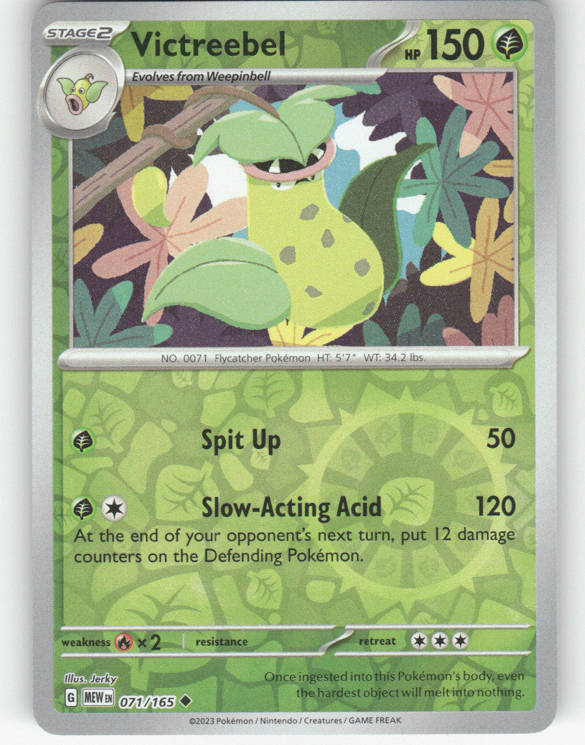 Victreebel Reverse Holo Uncommon SV: Scarlet & Violet 151 071/165 NM