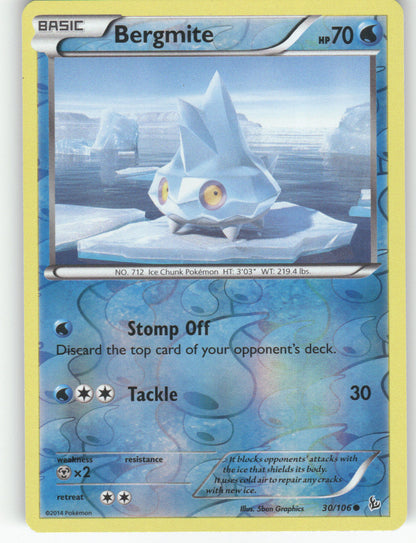 Bergmite Reverse Holo Common XY - Flashfire 30/106 LP