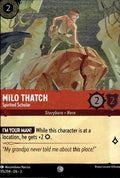 Milo Thatch - Spirited Scholar Cold Foil Common Into the Inklands 115/204 NM
