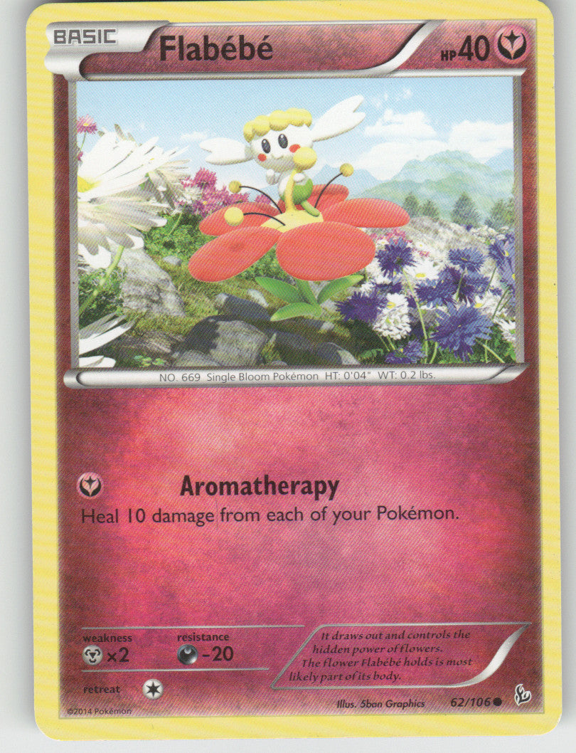 Flabebe (62) Common XY - Flashfire 62/106 NM