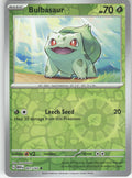 Bulbasaur Reverse Holo Common SV: Scarlet & Violet 151 001/165 NM