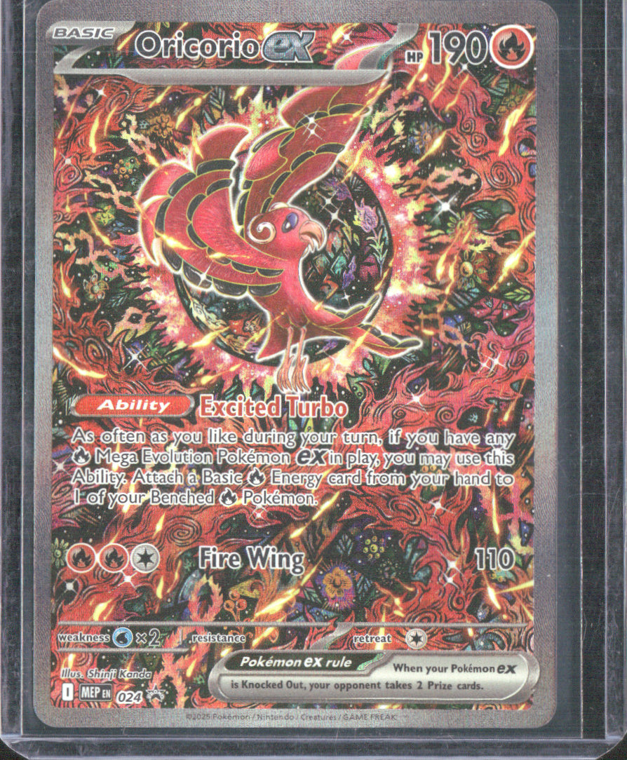 Oricorio ex Holo Promo ME: Mega Evolution Promo 024 NM