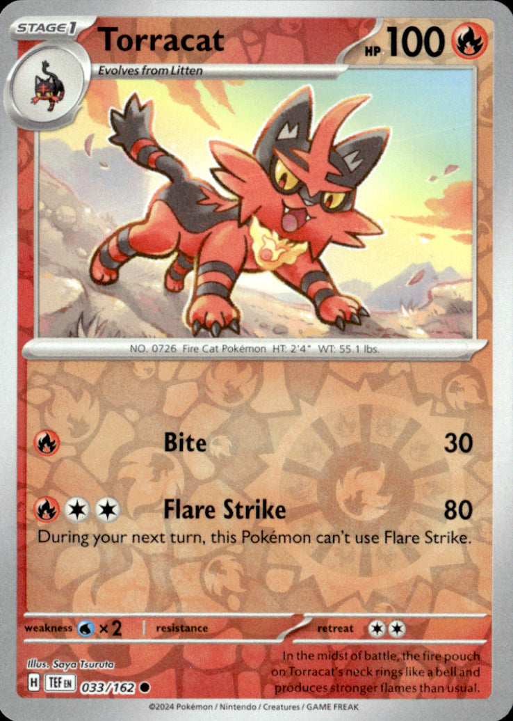 Torracat Reverse Holo Common SV05: Temporal Forces 033/162 NM