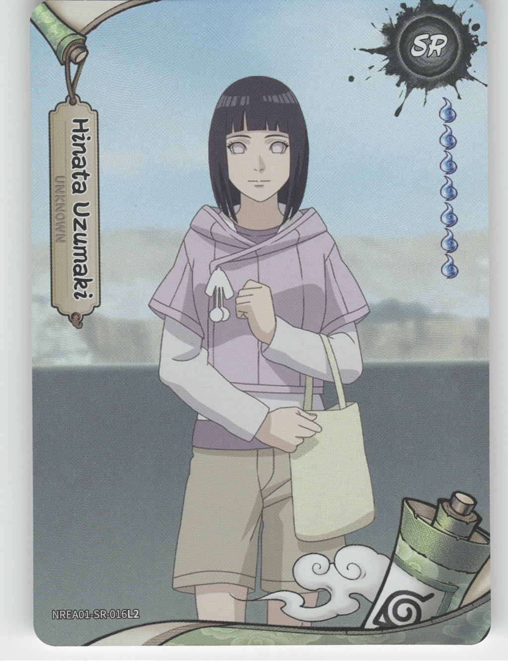 Hinata Uzumaki Base SR Earth Scroll Series 1 016L2 NM front