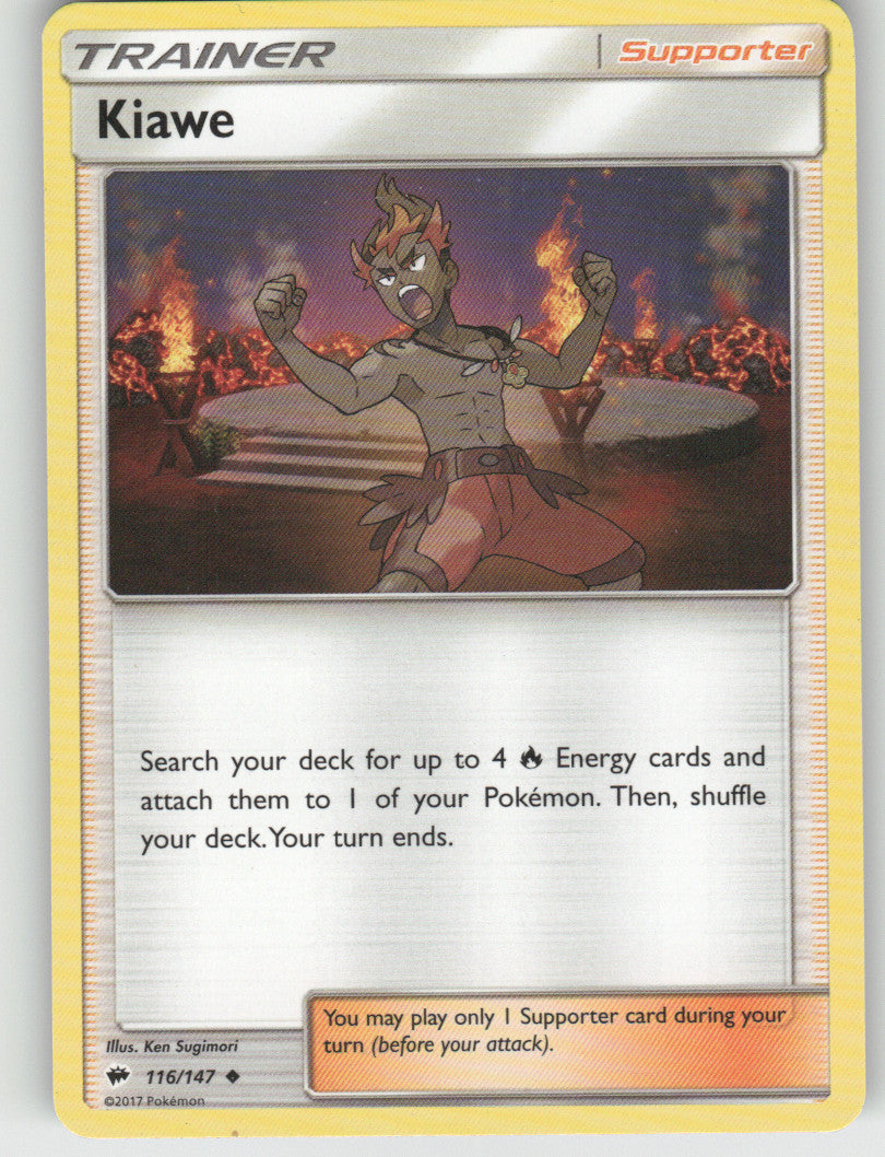 Kiawe Uncommon SM - Burning Shadows 116/147 NM