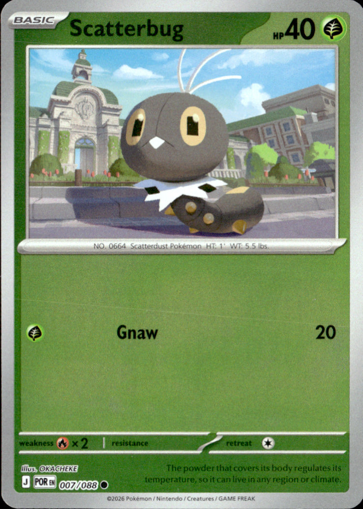 Scatterbug Reverse Holo Common ME03: Perfect Order 007/088 NM