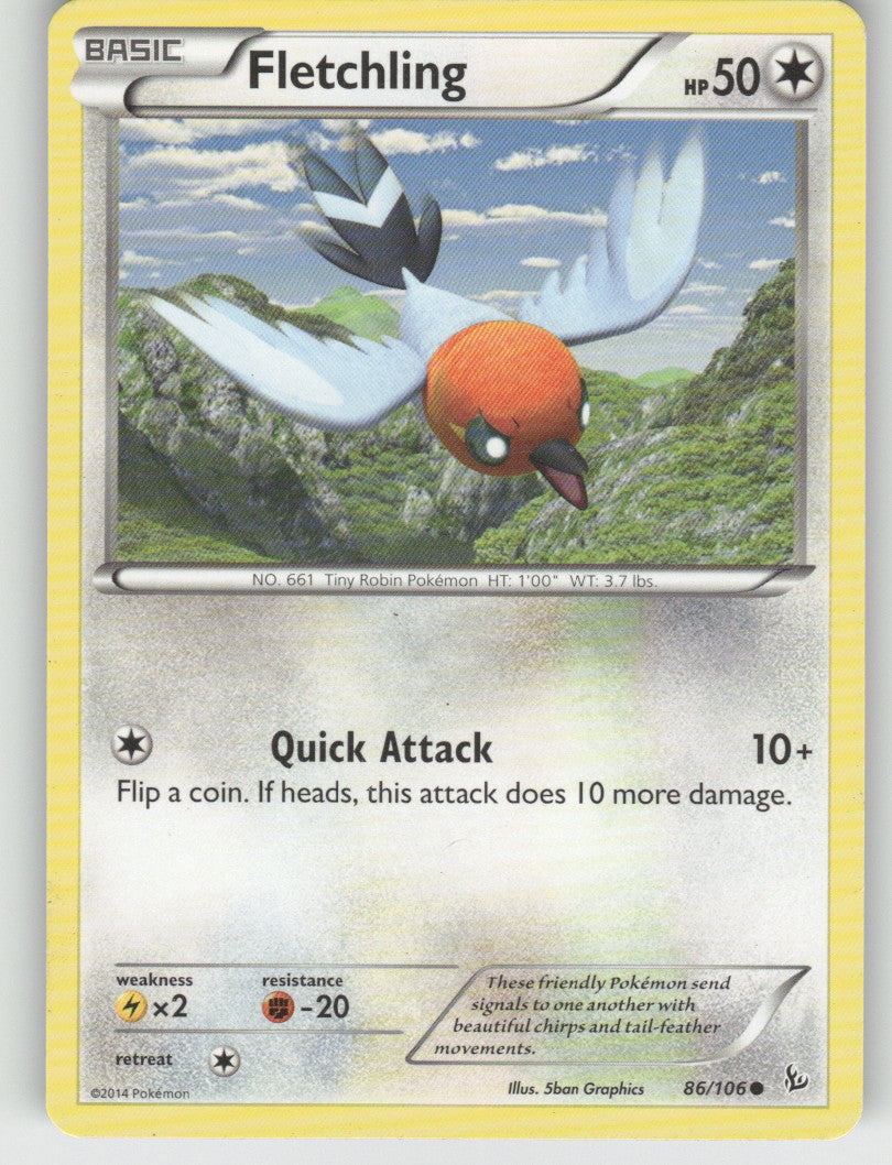 Fletchling Common XY - Flashfire 86/106 NM