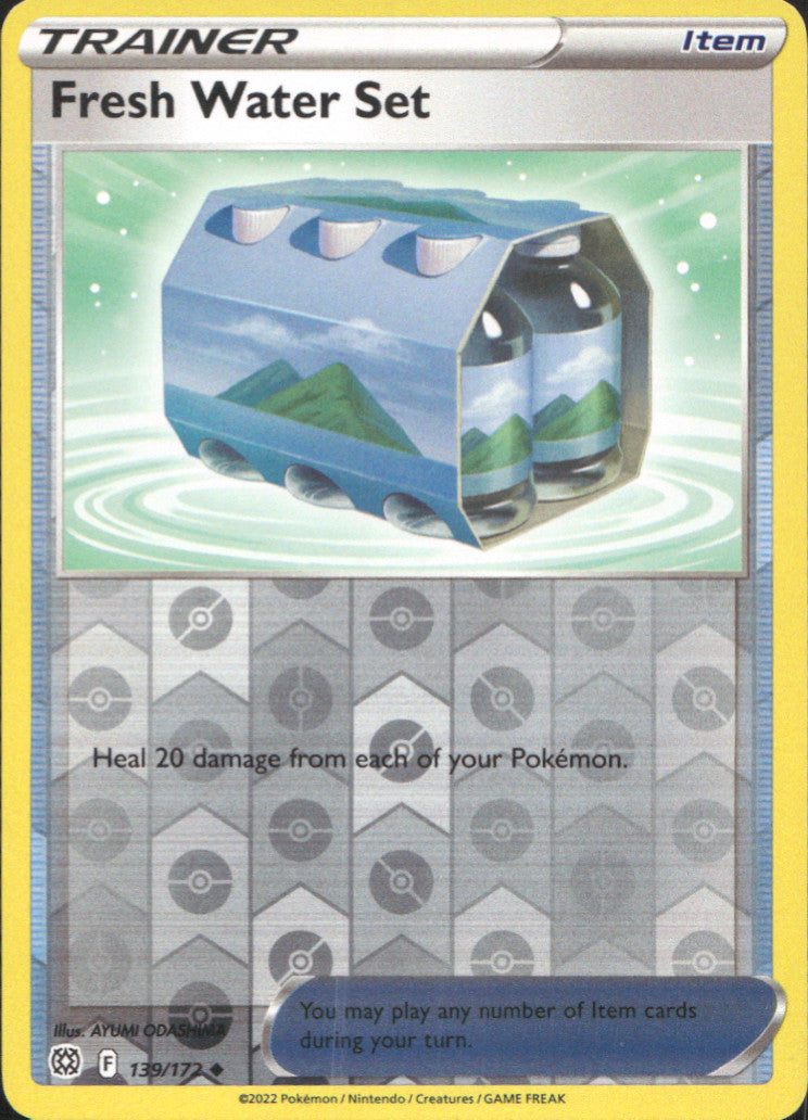 Fresh Water Set Reverse Holo Uncommon SWSH09: Brilliant Stars 139/172 NM