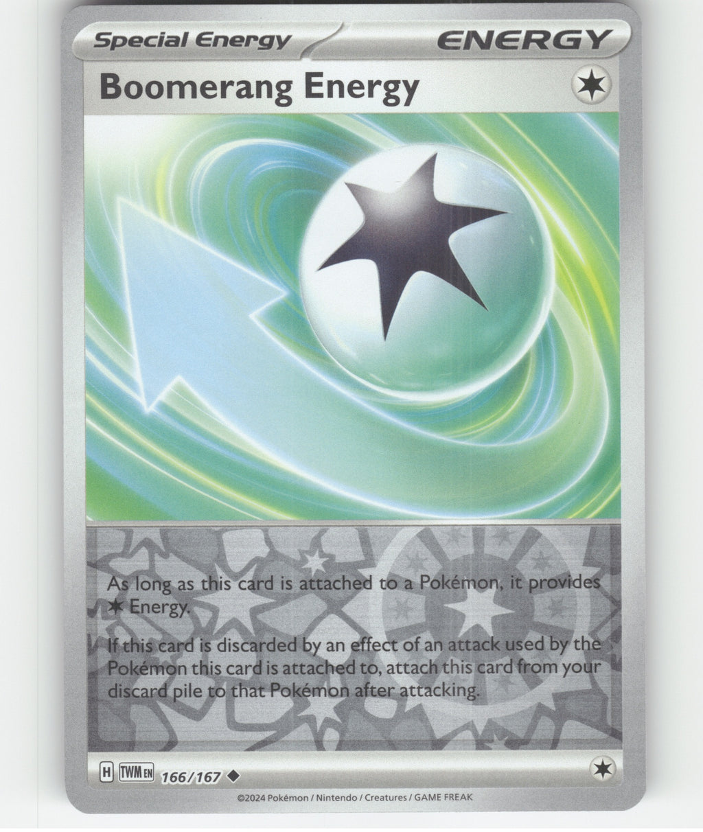 Boomerang Energy Uncommon SV06: Twilight Masquerade 166/167 NM