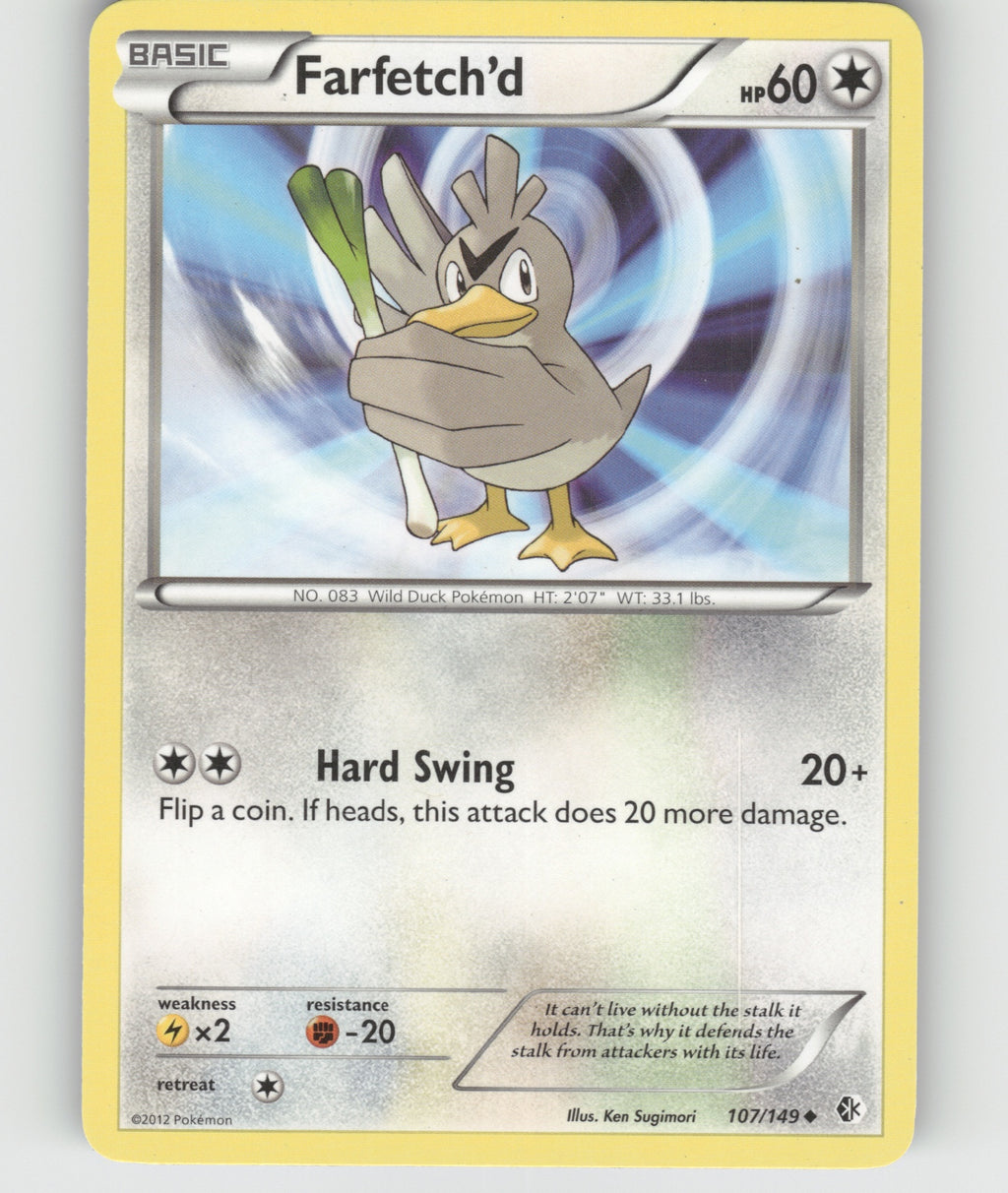 Farfetch'd Uncommon Boundaries Crossed 107/149 NM