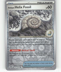 Antique Helix Fossil Reverse Holo Common SV: Scarlet & Violet 151 153/165 NM