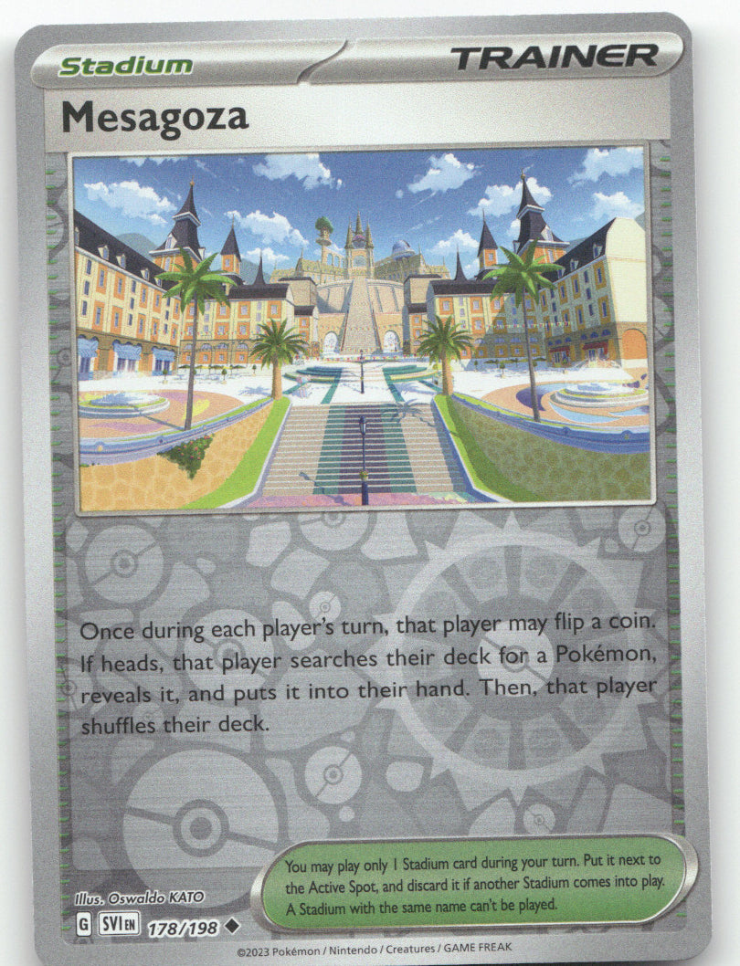 Mesagoza Reverse Holo Uncommon SV01: Scarlet & Violet Base Set 178/198 NM