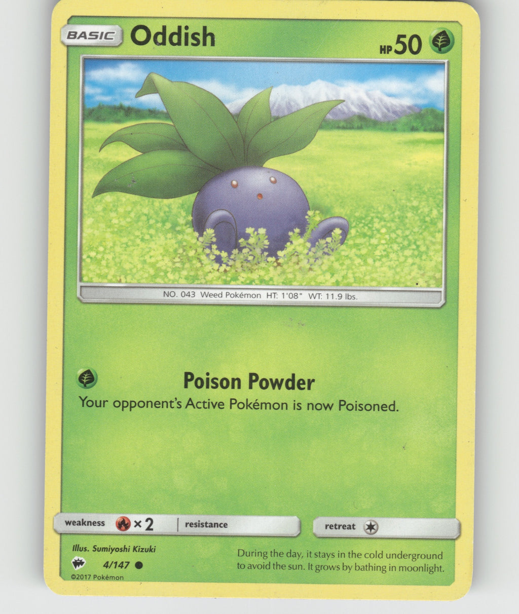 Oddish Common SM - Burning Shadows 4/147 NM
