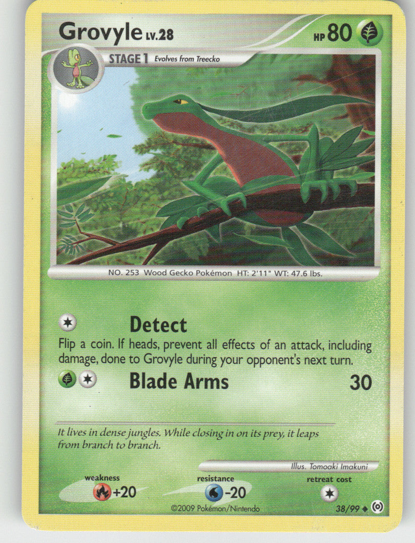 Grovyle (38) Uncommon Arceus 38/99 NM
