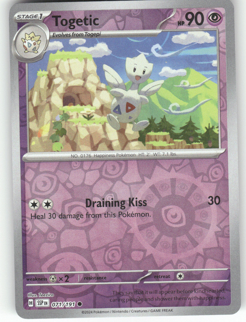 Togetic Reverse Holo Common ME: Ascended Heroes 081/217 NM