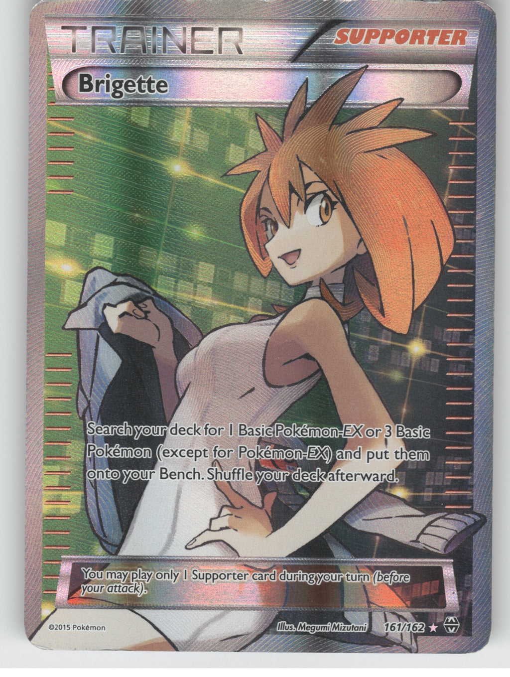 Brigette (Full Art) Holo Ultra Rare XY - BREAKthrough 161/162 LP