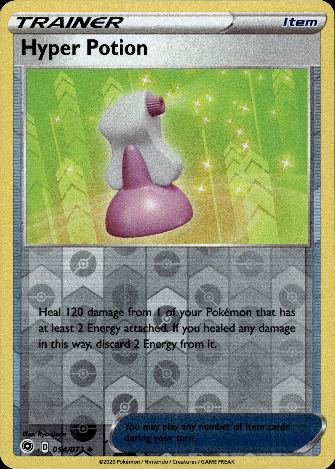 Hyper Potion Reverse Holo Uncommon Champion's Path 54/73 NM