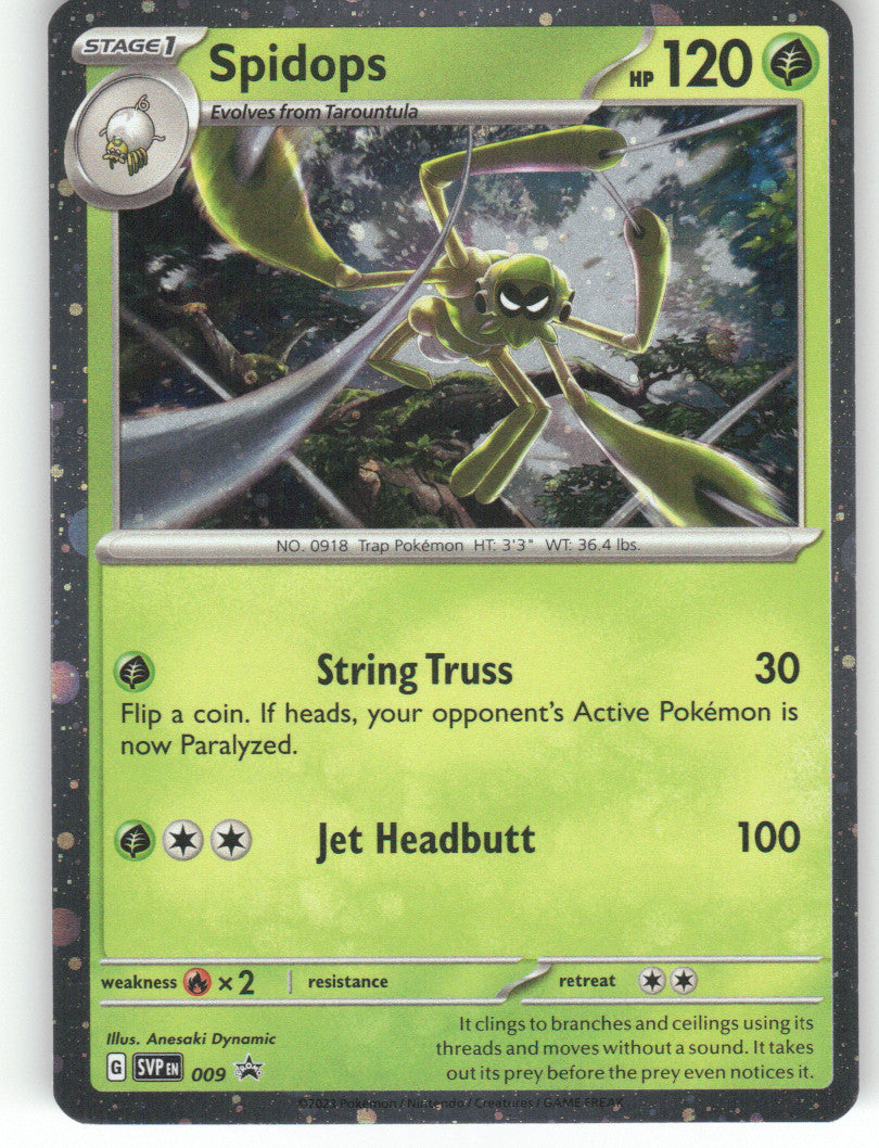 Spidops Holo Promo SV: Scarlet & Violet Promo Cards 009 NM