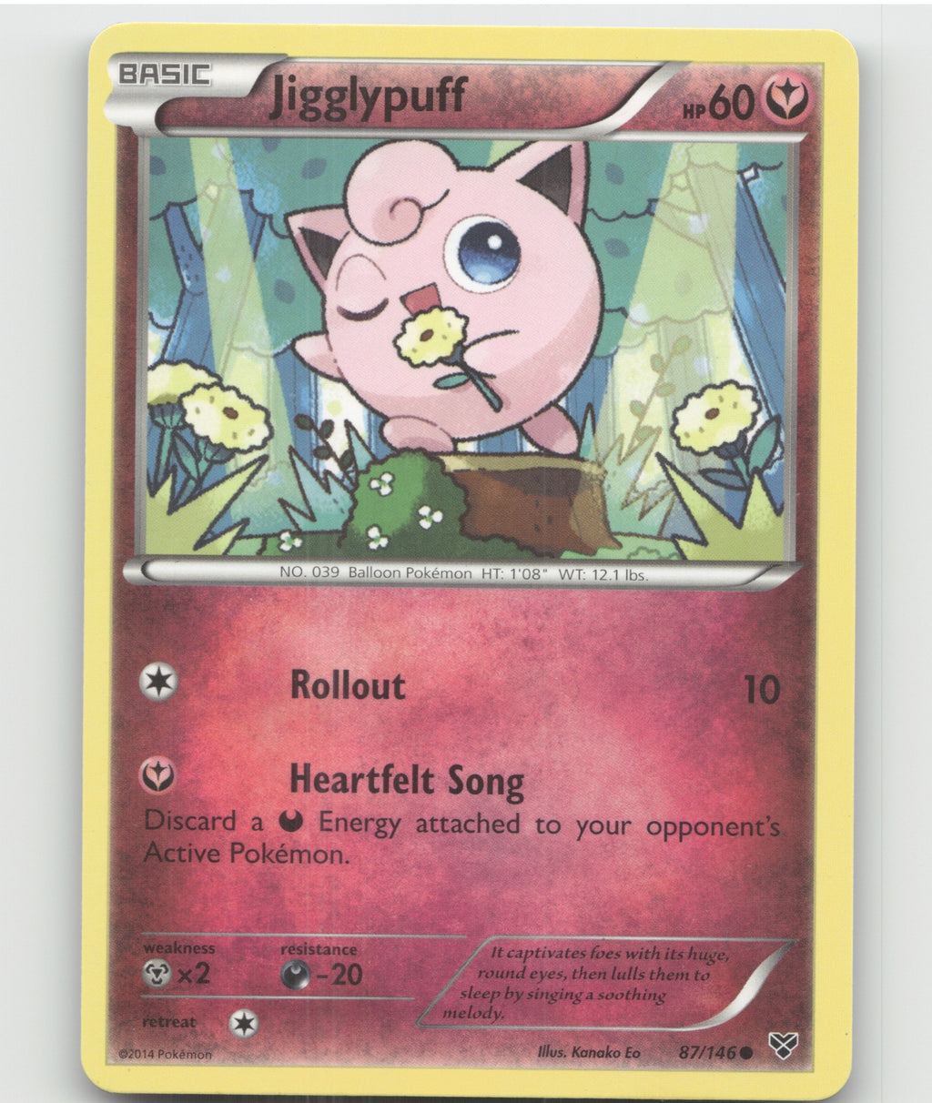 Jigglypuff (87) Common XY Base Set 87/146 LP