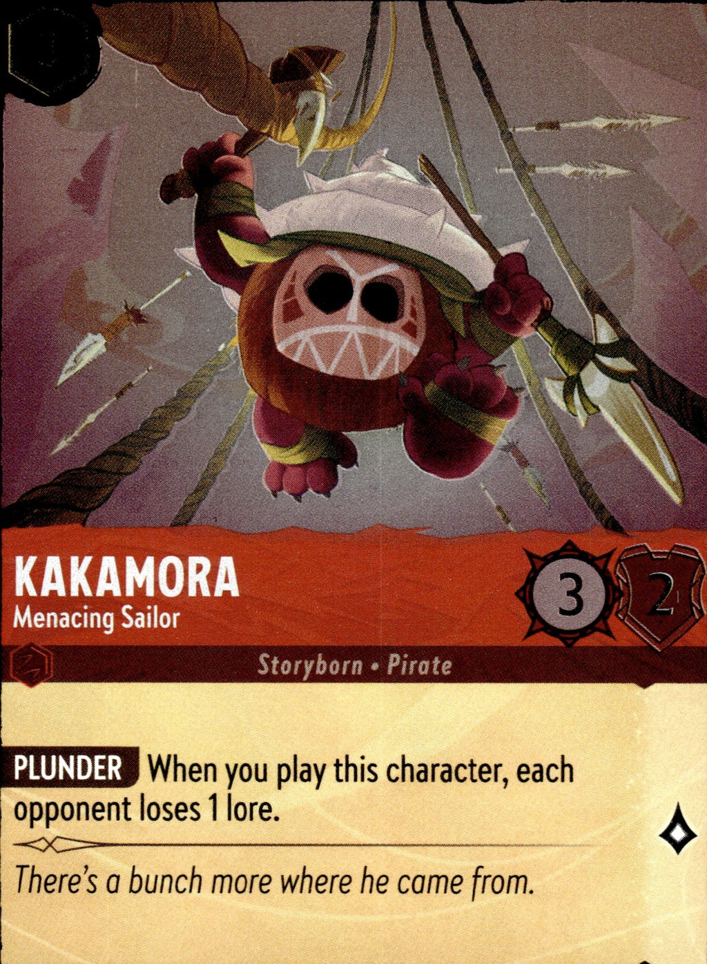 Kakamora - Menacing Sailor Cold Foil Common Into the Inklands 111/204 NM