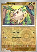Mankey Reverse Holo Common SV02: Paldea Evolved 106/193 NM