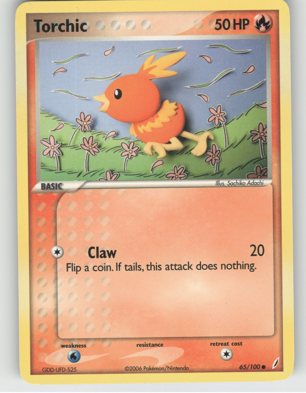 Torchic - 065/100 Common EX Crystal Guardians 65/100 NM
