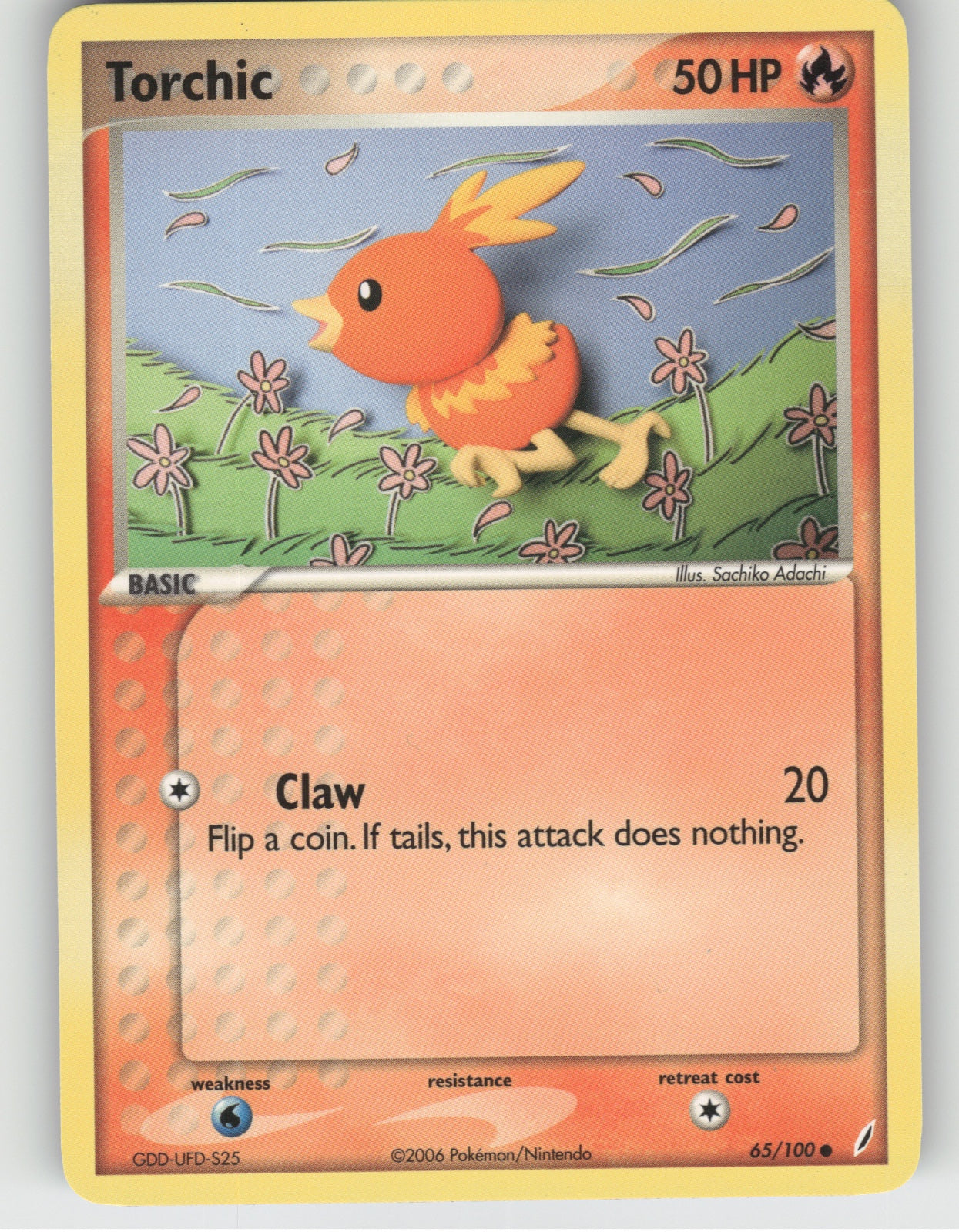Torchic - 065/100 Common EX Crystal Guardians 65/100 NM