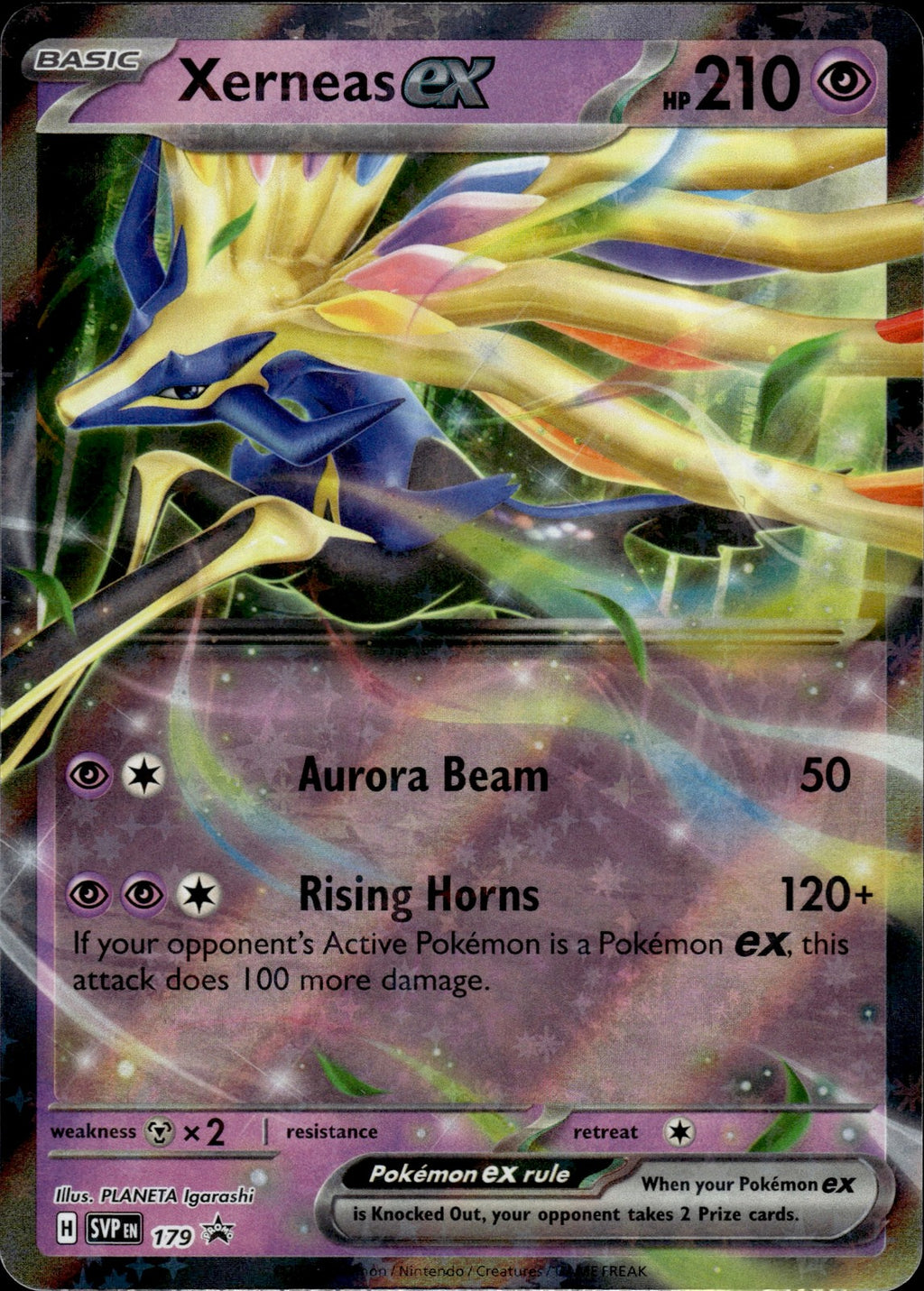 Xerneas ex Holo Promo SV: Scarlet & Violet Promo Cards 179 NM