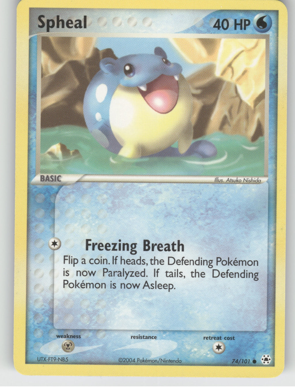 Spheal Common EX Hidden Legends 74/101 NM