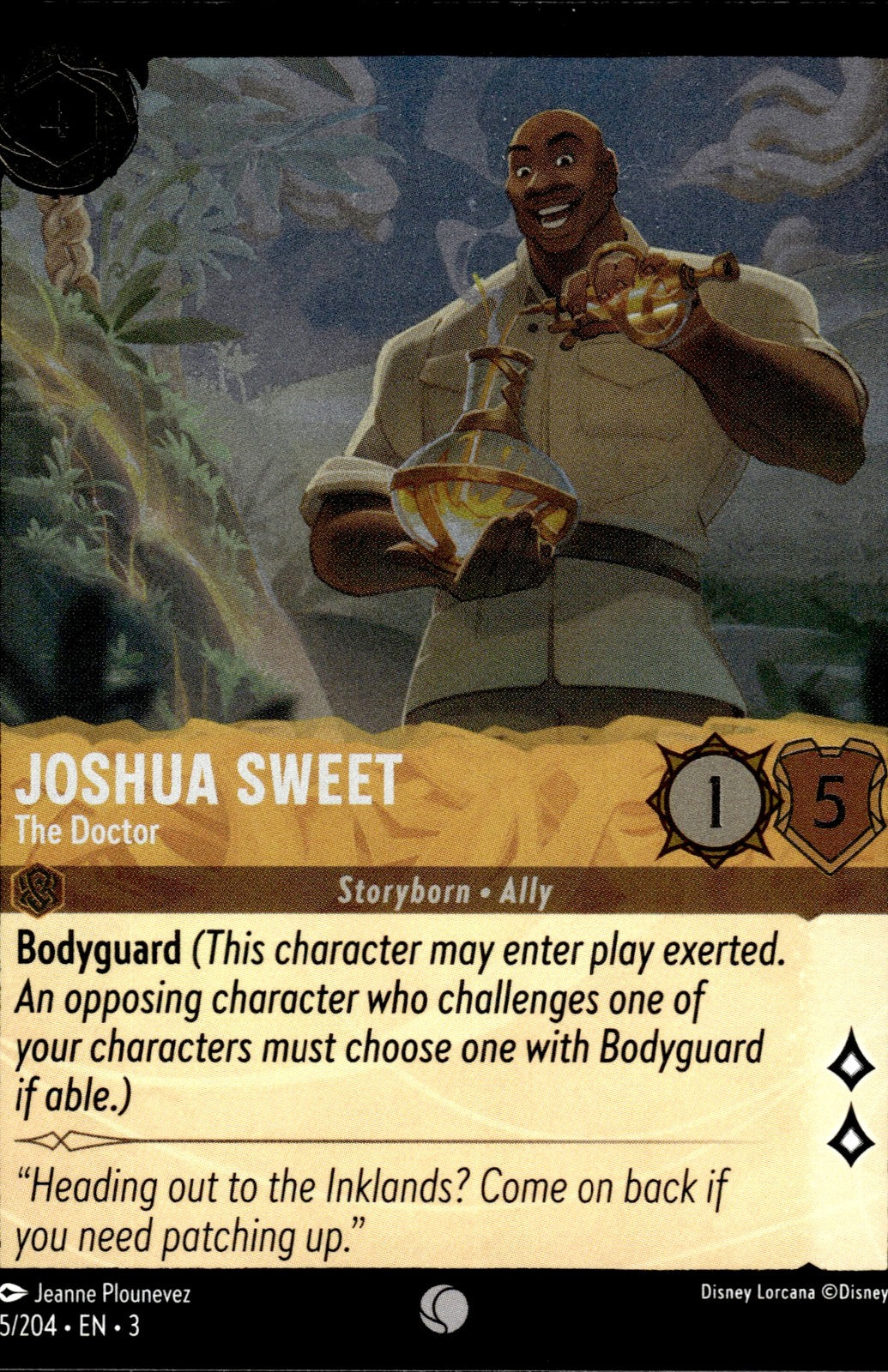 Joshua Sweet - The Doctor Cold Foil Common Into the Inklands 5/204 NM
