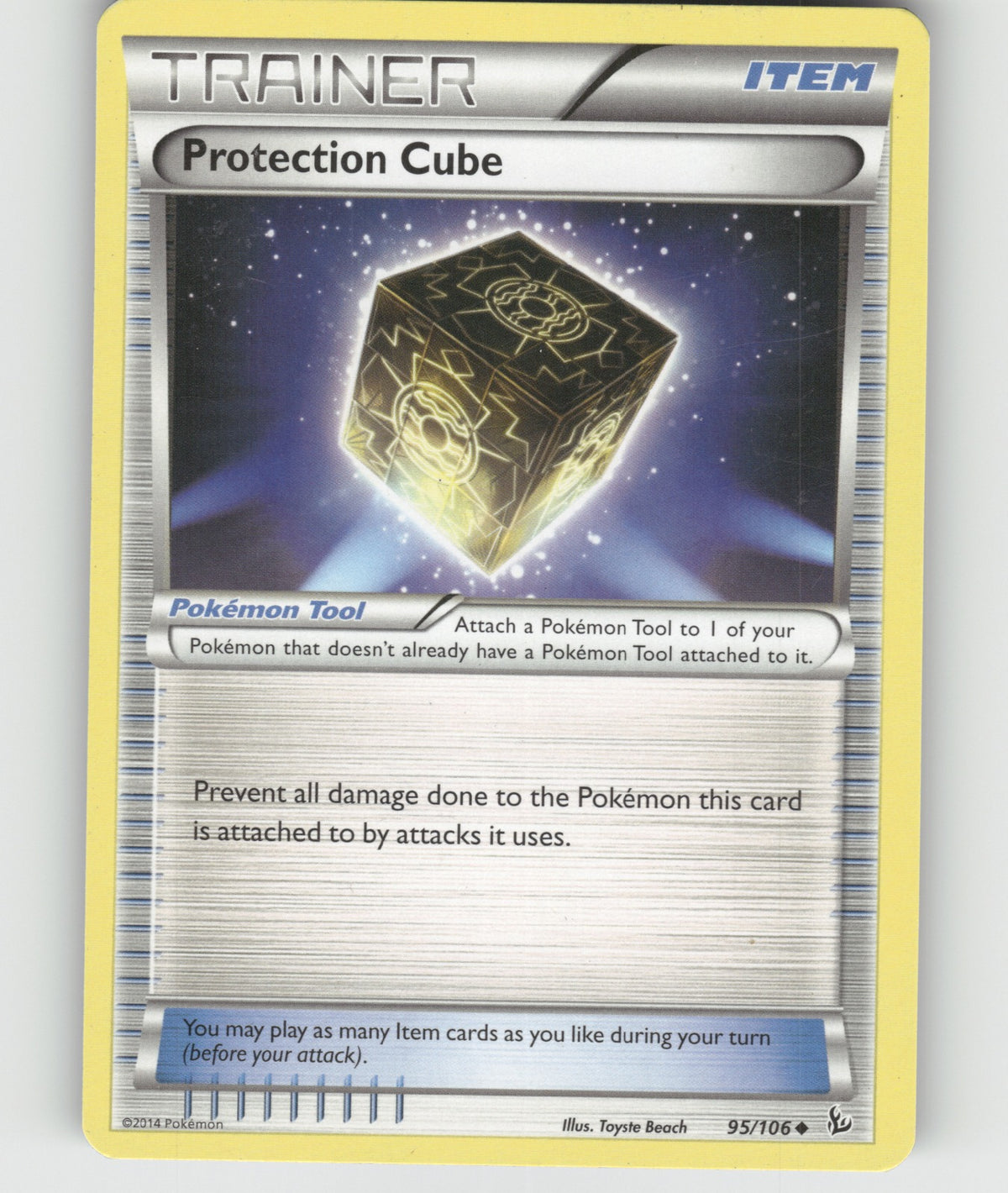 Protection Cube Uncommon XY - Flashfire 95/106 NM