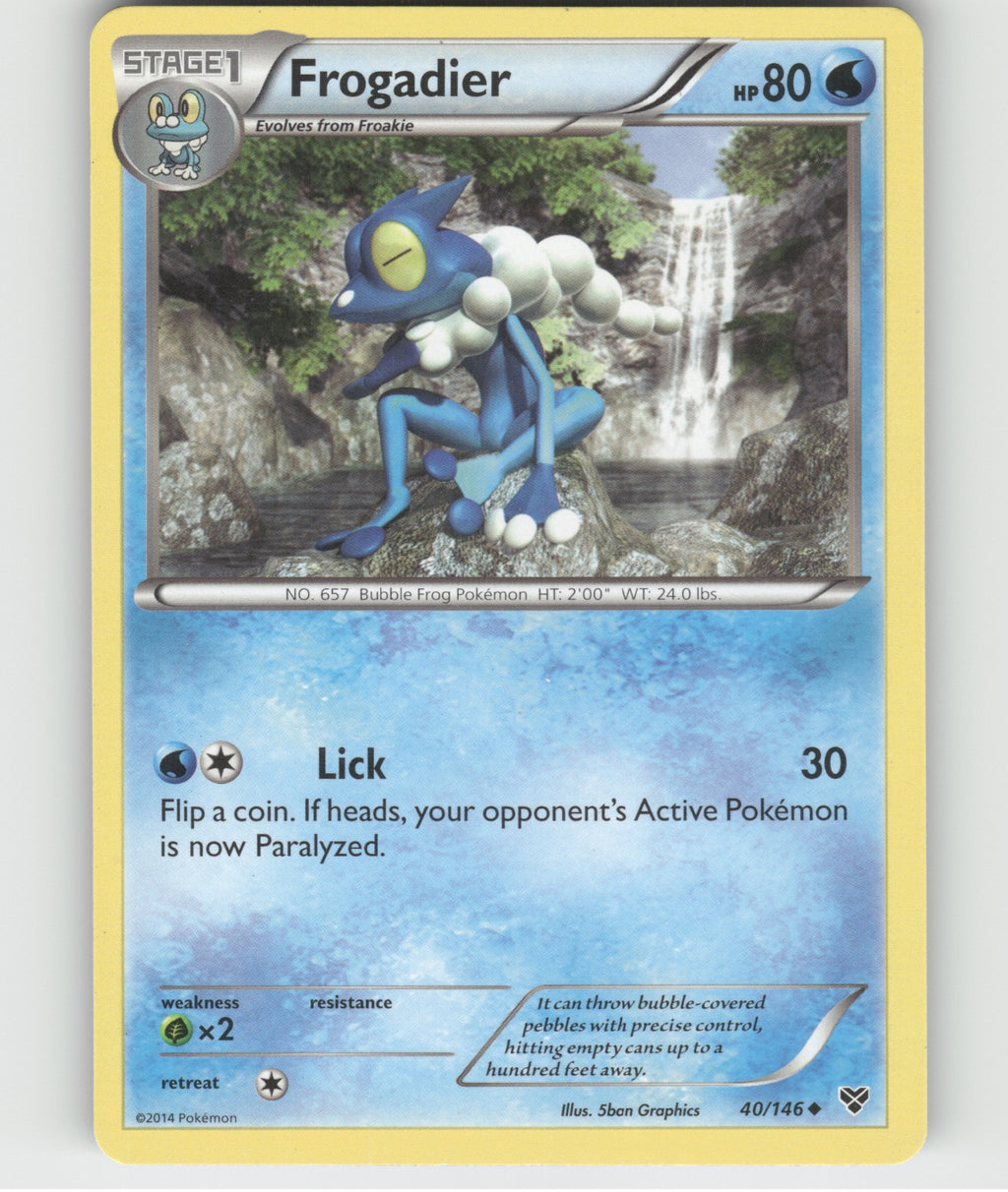 Frogadier Uncommon XY Base Set 40/146 LP
