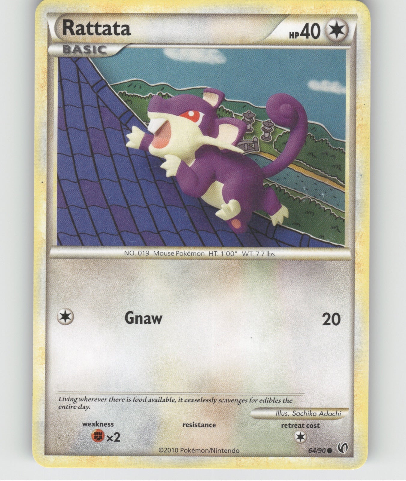 Rattata Common Undaunted 64/90 NM