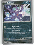 Sableye Reverse Holo Rare SV02: Paldea Evolved 136/193 NM