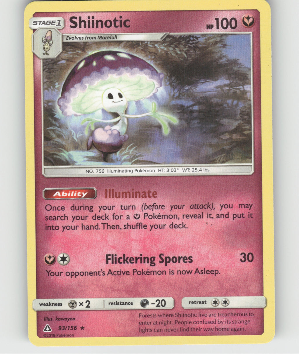 Shiinotic Rare SM - Ultra Prism 93/156 NM